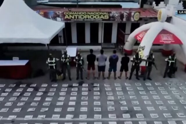 Venezuela confirma cuatro detenidos durante incautación de 2,9 toneladas de droga en el mar Caribe con apoyo de Francia