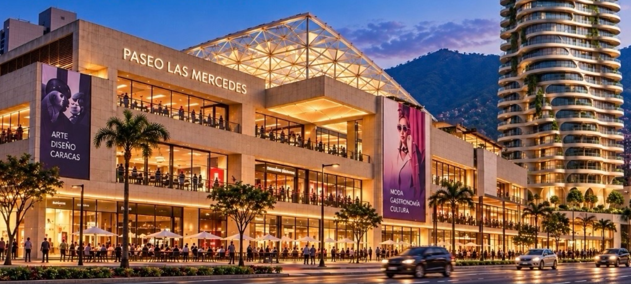 Trasnocho Cultural presentó el proyecto de renovación arquitectónica del centro comercial Paseo Las Mercedes