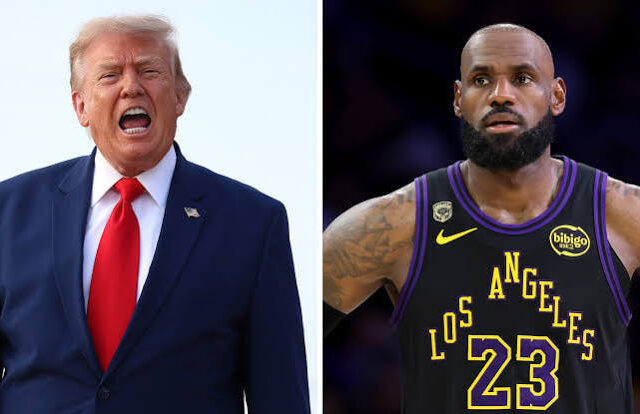 Presidente Donald Trump se va contra Lebron James por no escuchar con solemnidad el himno nacional
